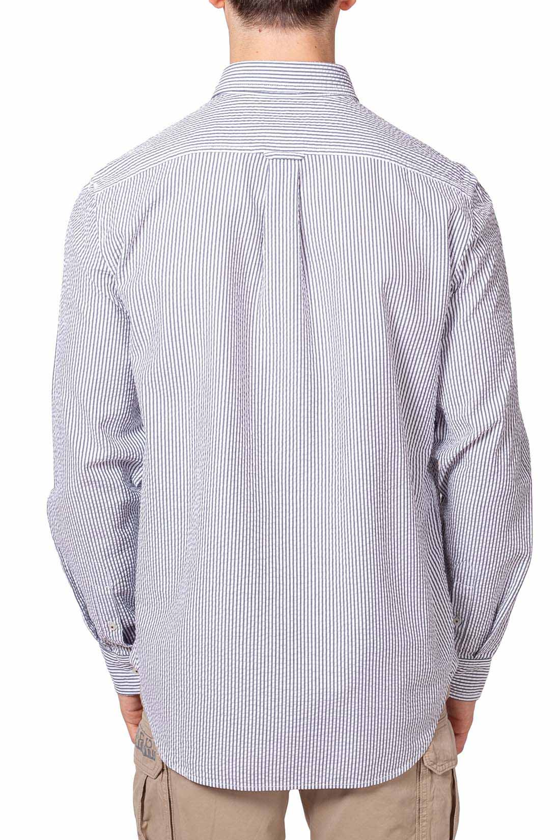 TIMBERLAND - Men's button-down seersucker shirt-10