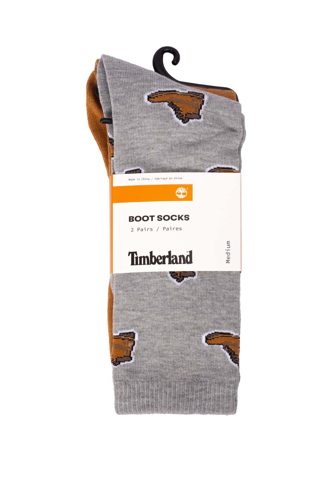 TIMBERLAND - Unisex 2-pack socks with logo-2