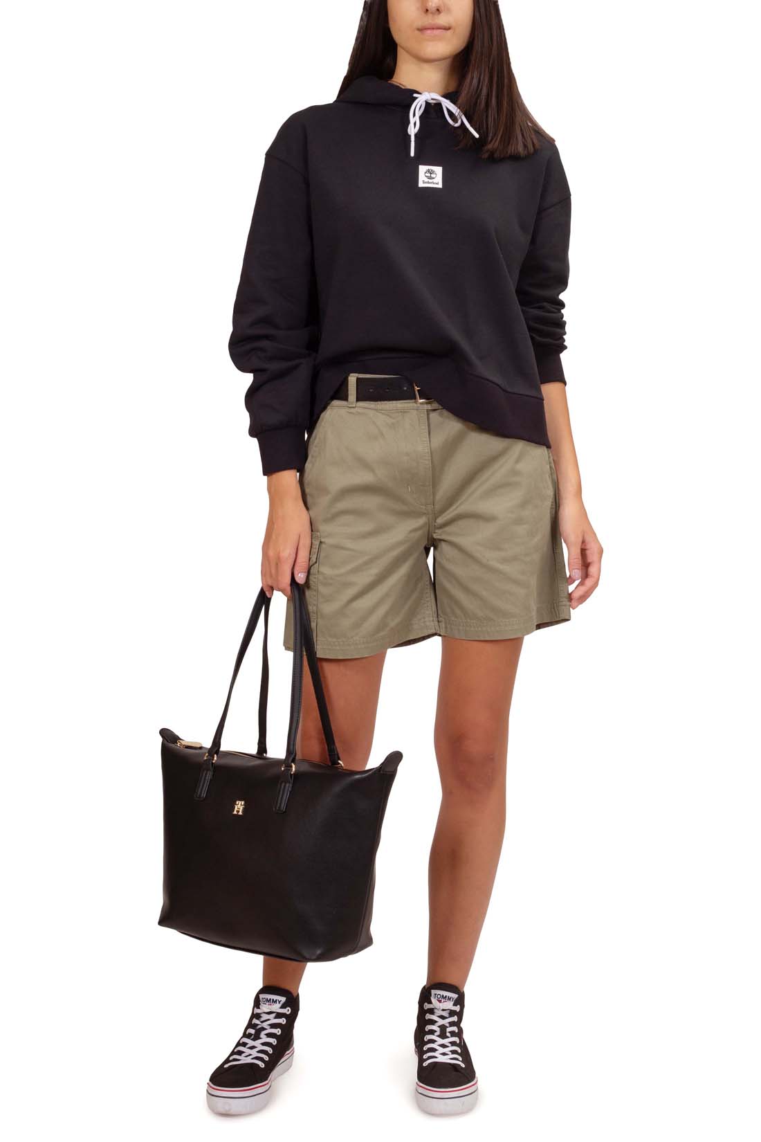 TIMBERLAND - Women's summer hoodie with logo-3