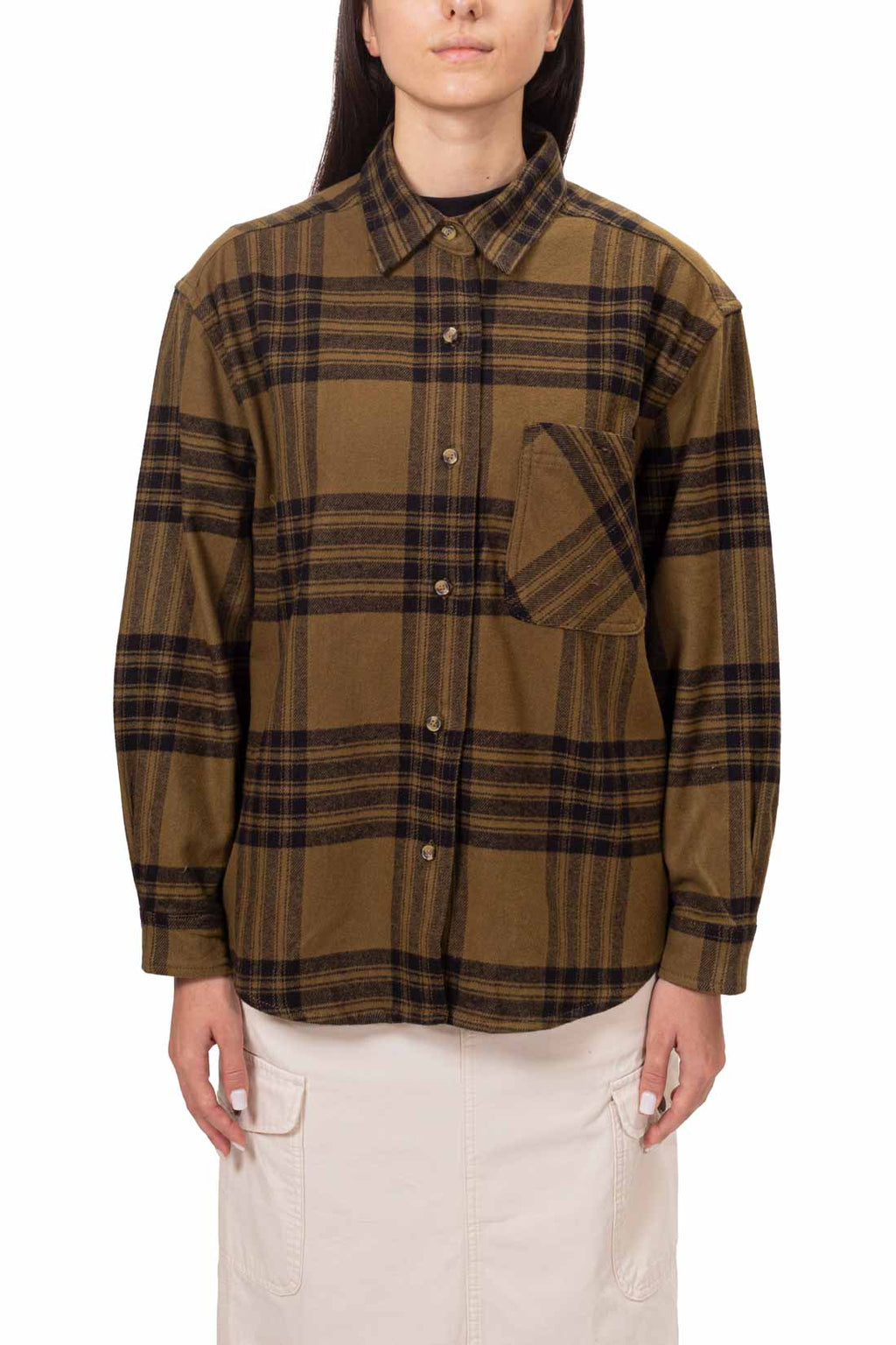 TIMBERLAND - Women's relaxed flannel shirt-3