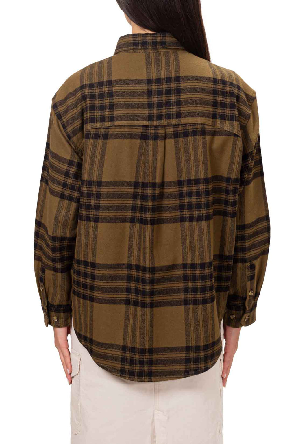 TIMBERLAND - Women's relaxed flannel shirt-2
