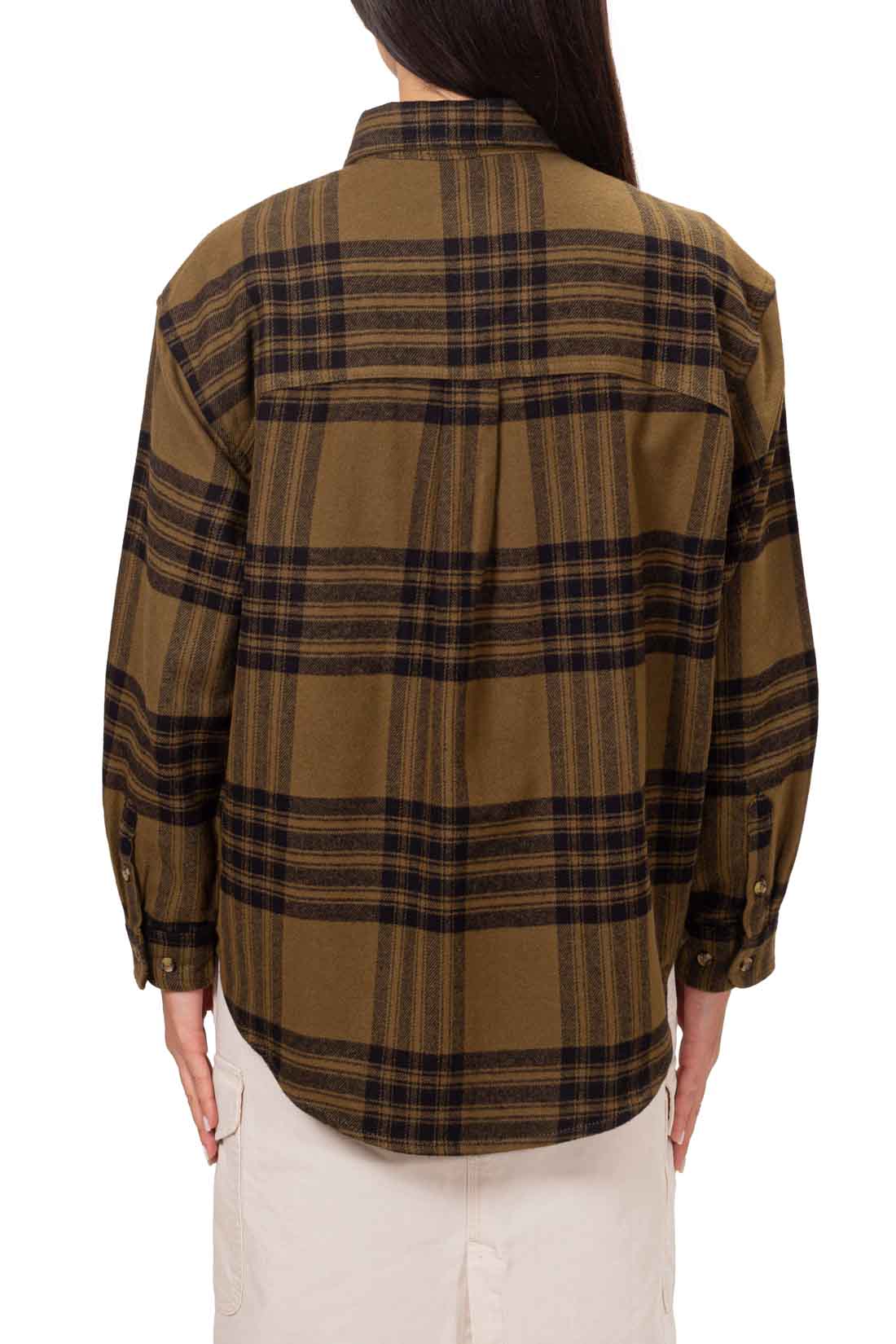 TIMBERLAND - Women's relaxed flannel shirt-2