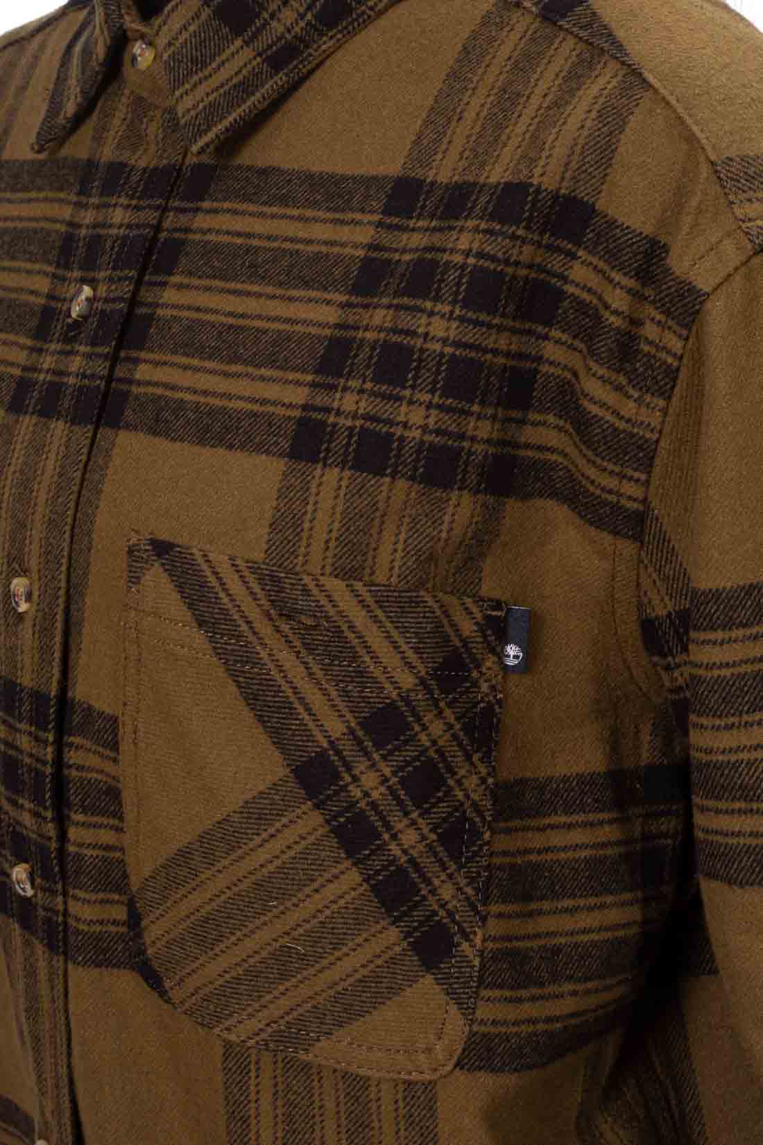 TIMBERLAND - Women's relaxed flannel shirt-4