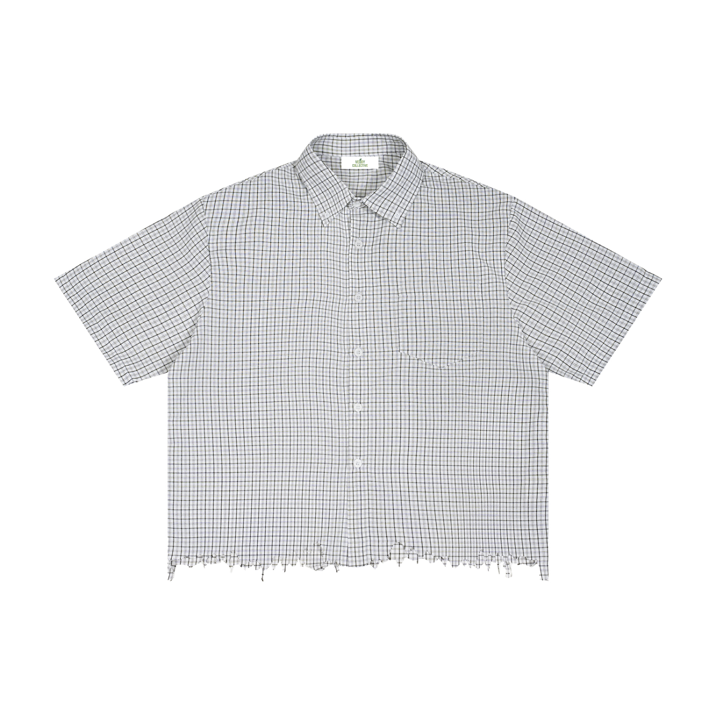 Shirt,Vedoy Collective ,Skjorte,Striped,Stripete,White,Black,Cotton,Comfort ,Comfortable 