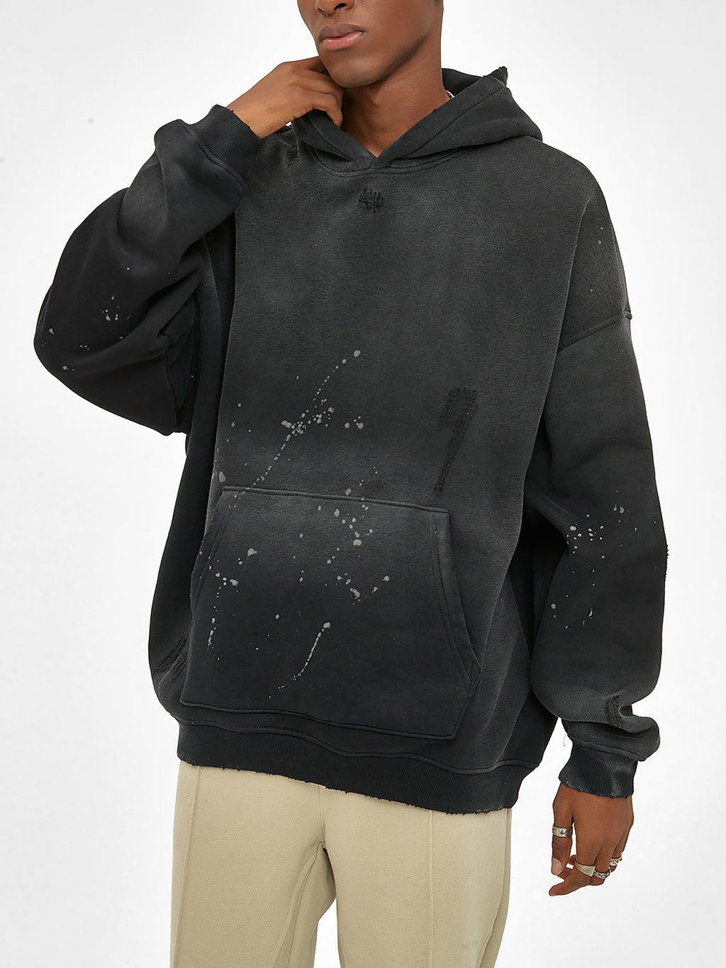 Hoodie ,Vedoy Collective ,Cotton,Comfy,Fleece,Vintage,Washed ,Frayed,Genser ,Hettegenser 