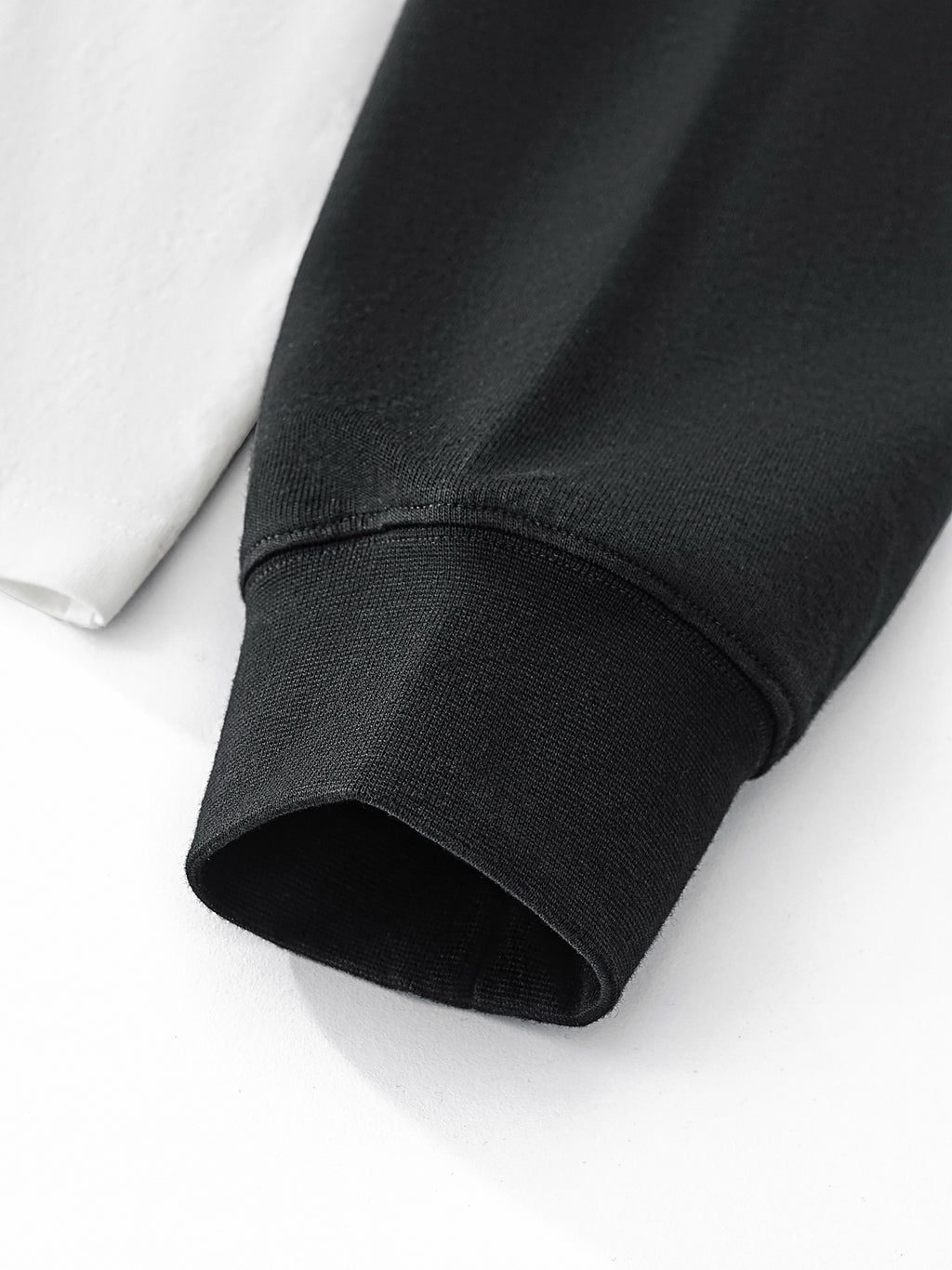 Vedoy Collective,Layered Contrast Sleeve ,100% Cotton,Layered