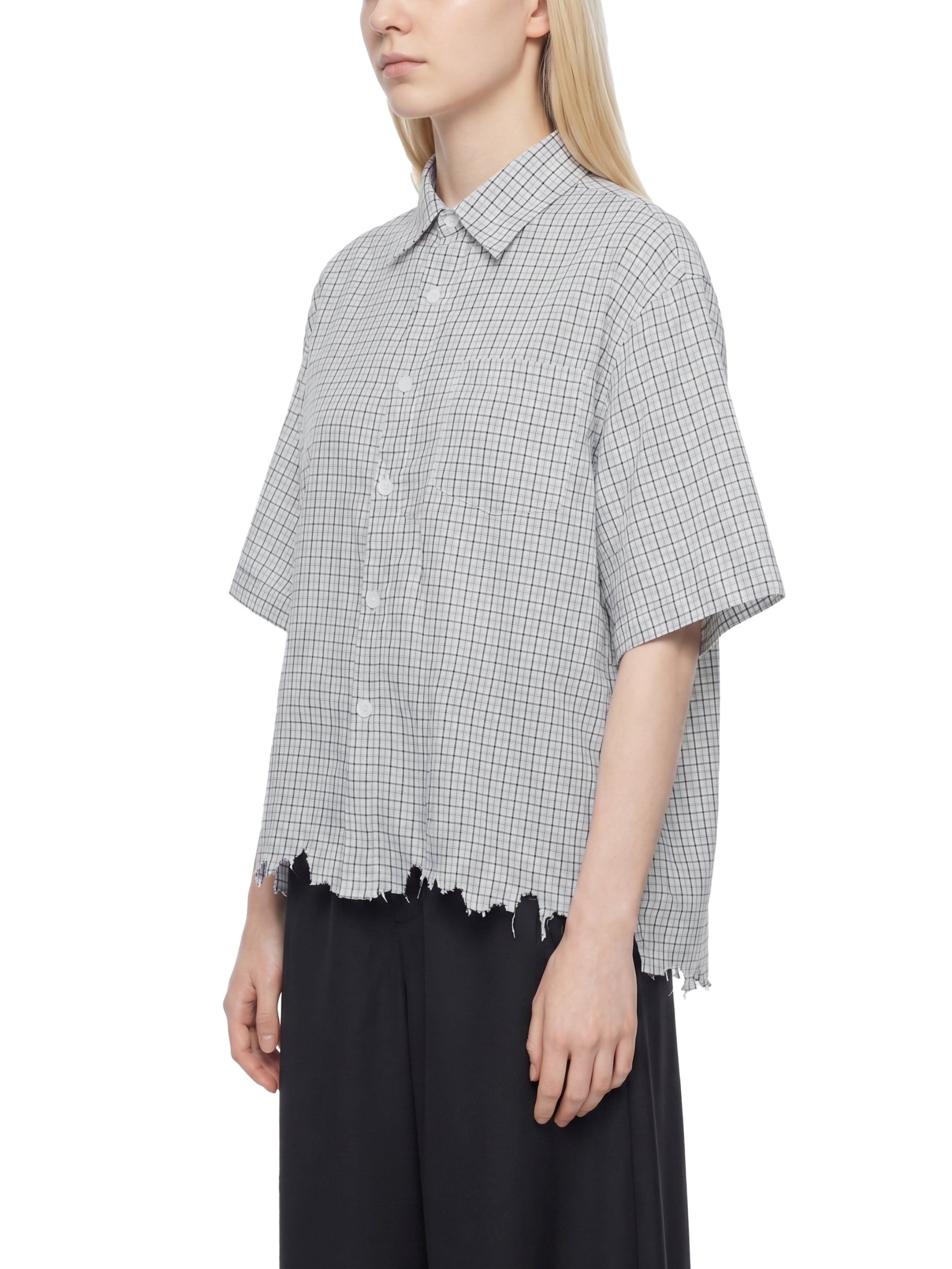 Shirt,Vedoy Collective ,Skjorte,Striped,Stripete,White,Black,Cotton,Comfort ,Comfortable 