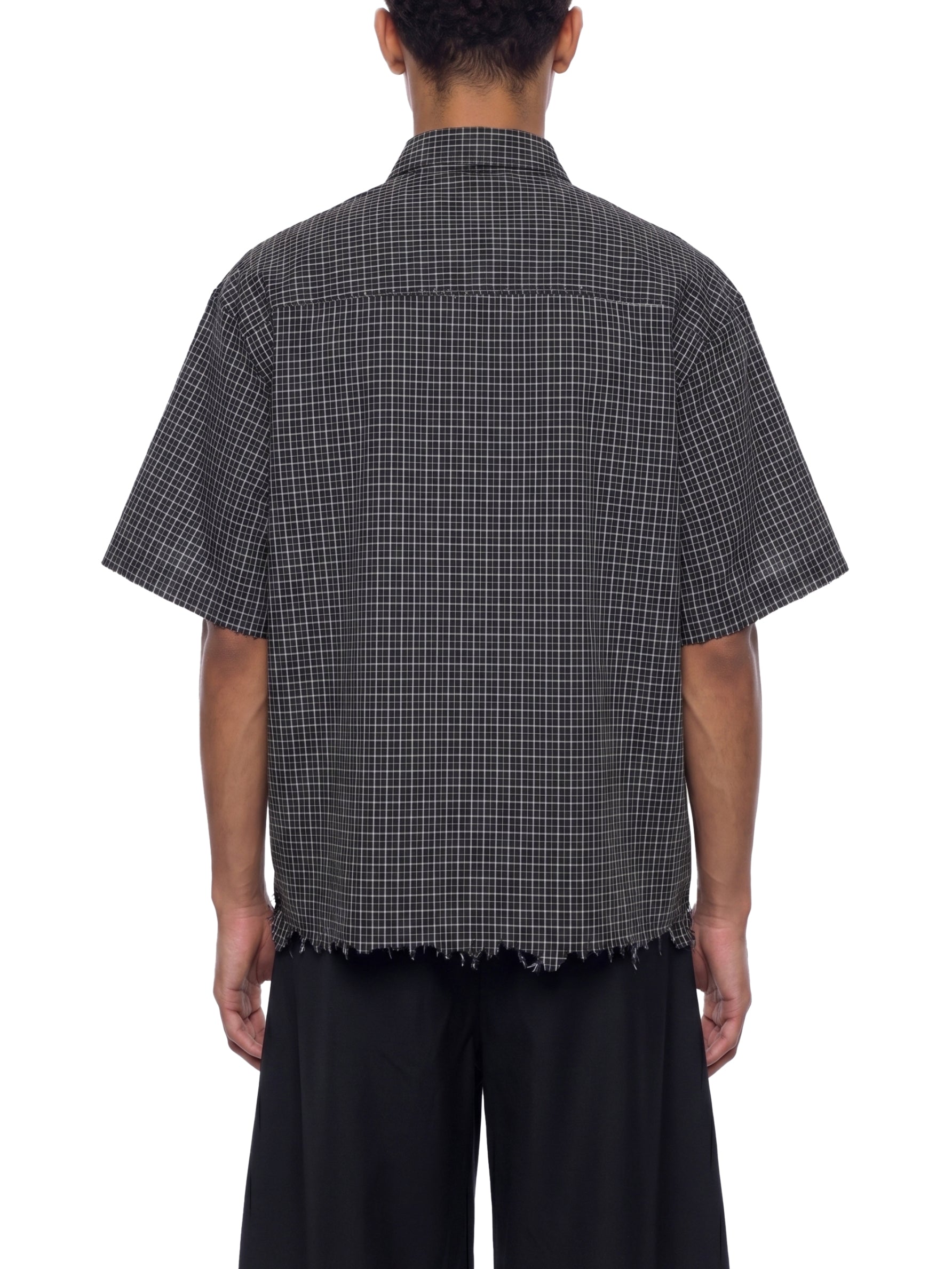 Shirt,Vedoy Collective ,Skjorte,Striped,Stripete,White,Black,Cotton,Comfort ,Comfortable 