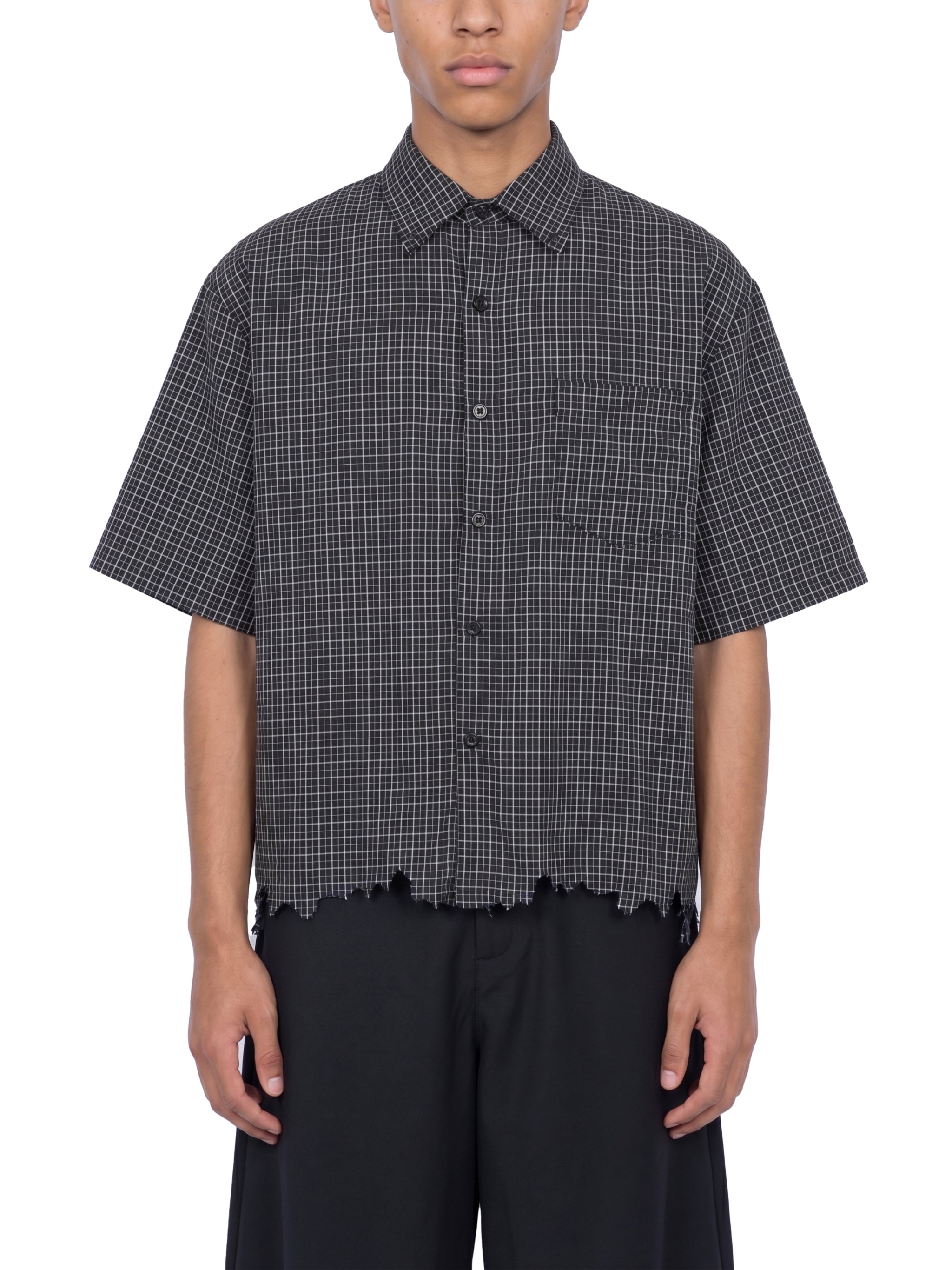 Shirt,Vedoy Collective ,Skjorte,Striped,Stripete,White,Black,Cotton,Comfort ,Comfortable 
