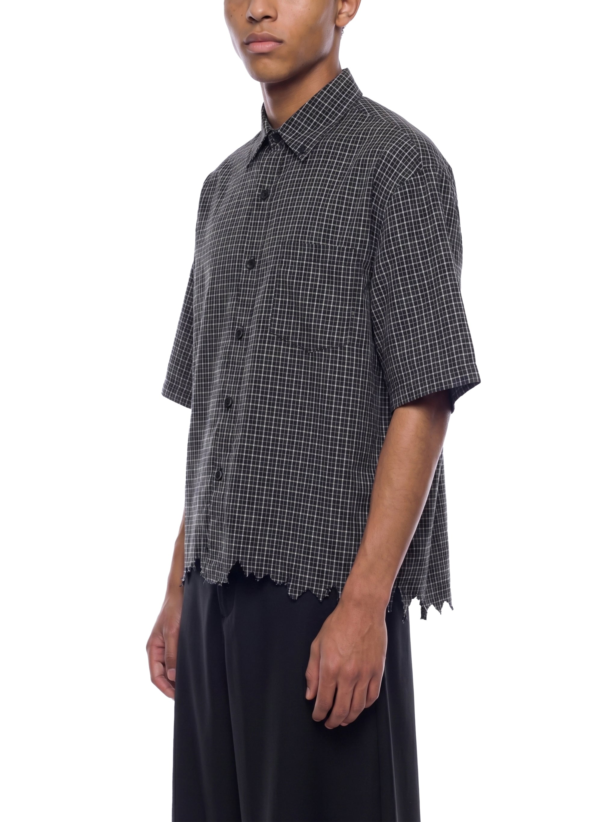 Shirt,Vedoy Collective ,Skjorte,Striped,Stripete,White,Black,Cotton,Comfort ,Comfortable 