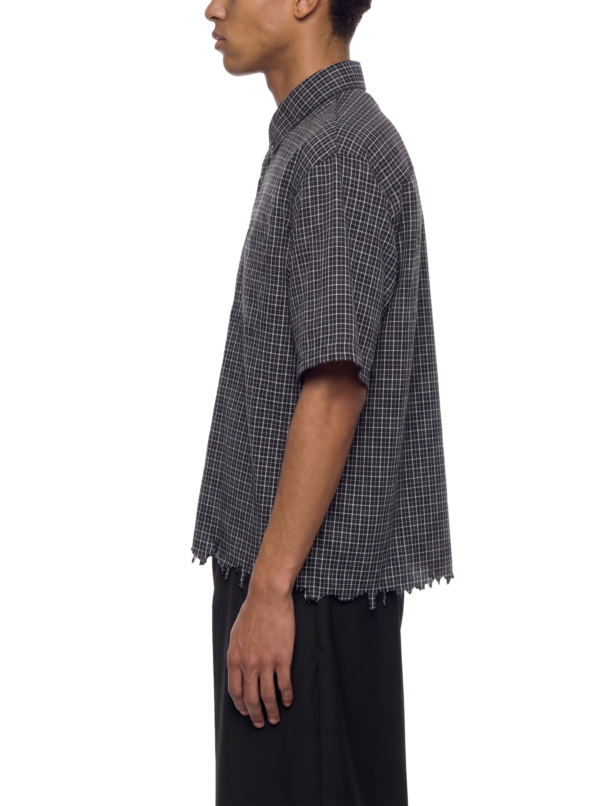Shirt,Vedoy Collective ,Skjorte,Striped,Stripete,White,Black,Cotton,Comfort ,Comfortable 