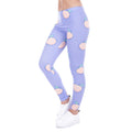 Women Leggings Peach Leggins Printed Purple Legging for Woman Pants Casual Legins Stretchy Trousers-5
