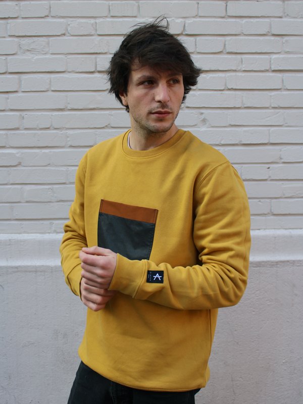 Sweatshirt Kanten Jiba Ochre CU-0