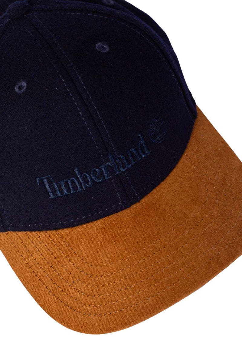 TIMBERLAND - Men's colorblock wool snapback cap-4