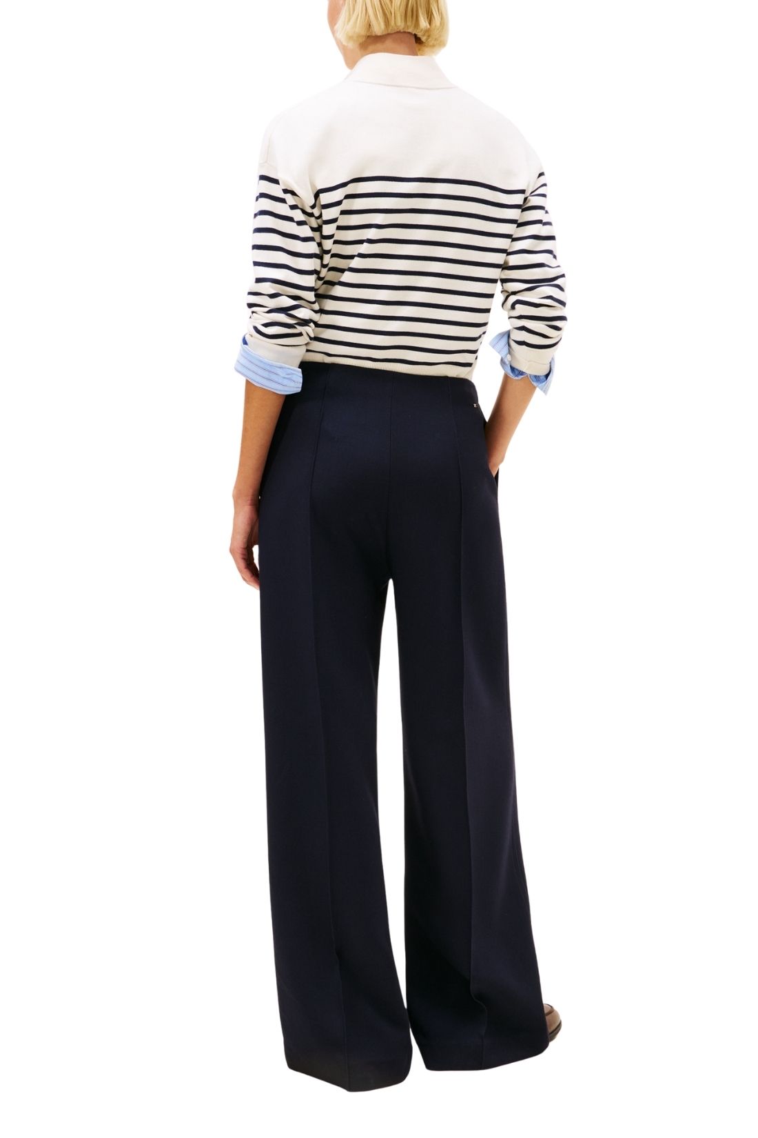 TOMMY HILFIGER - Women's relaxed trousers in viscose blend-2